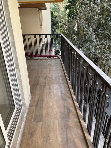 Balcony in 3 BHK Apartment at Nagesh  Tower, Vishnu Nagar – for Rent