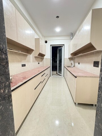 Kitchen in 3 BHK Builder Floor at Ansal Sushant Lok I, Sector 43 – for Rent