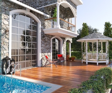 4 BHK Villa – Exterior View View at Morjim - for Rent