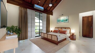 Bedroom in 4 BHK Villa at Morjim – for Rent