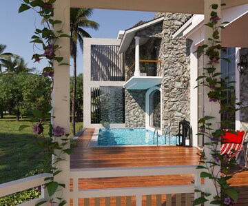 4 BHK Villa – Exterior View View at Morjim - for Rent