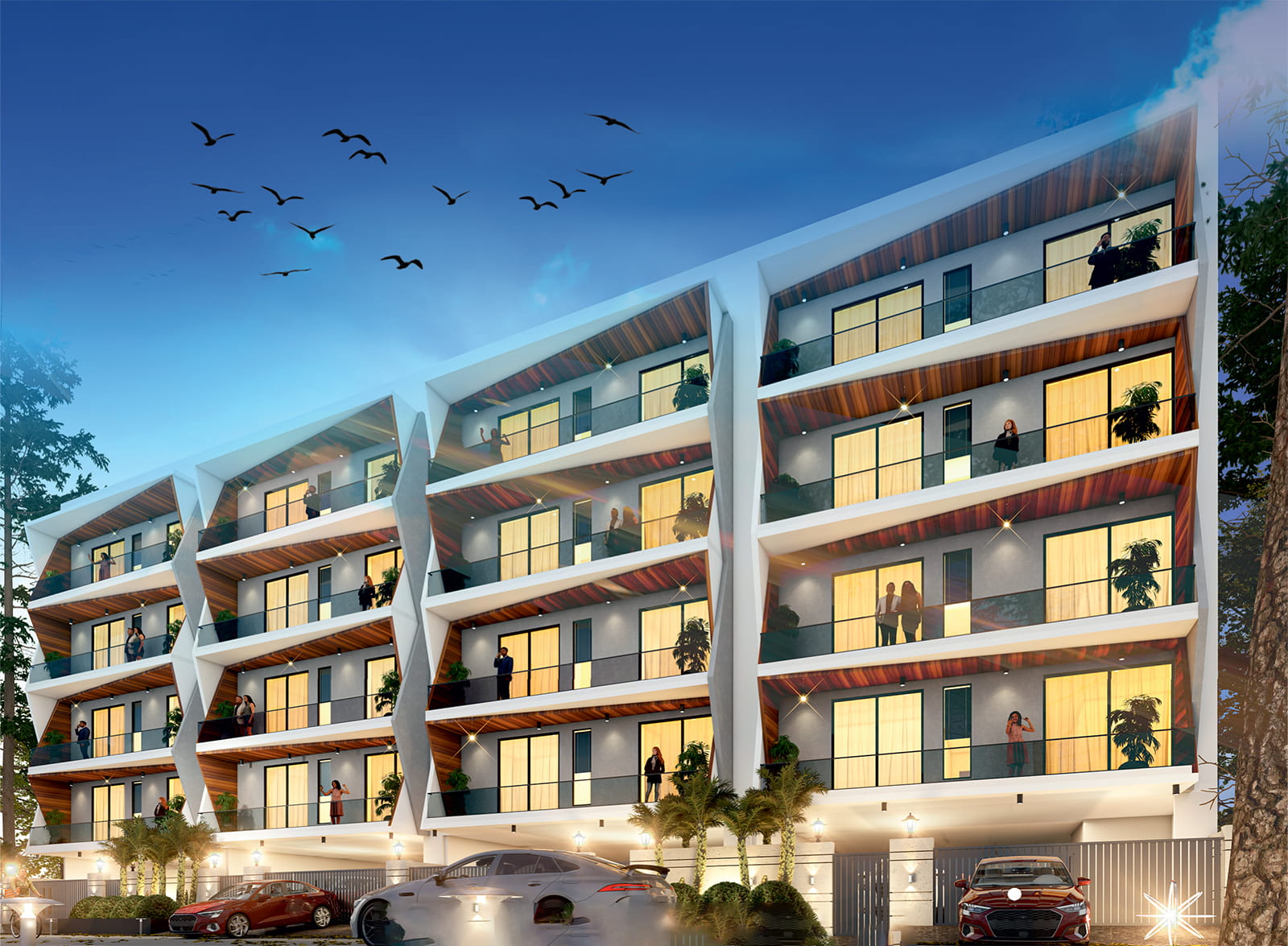 3 BHK + Pooja Room,Servant Room,Study Room,Extra Room Apartment For Sale in Luxury Builder Floor