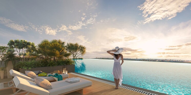 Swimming Pool, merlin-ventana 4 Bedroom 1482 Sq.Ft. Apartment In Baner Pune 8777882