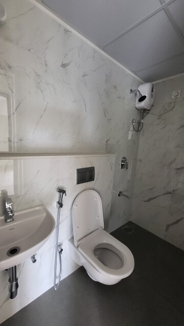 Bathroom in 2 BHK Apartment at Lodha Crown Taloja Quality Homes, Dombivli East – for Rent