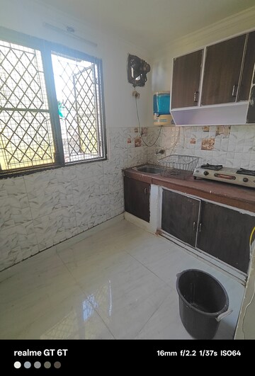 Kitchen in 3 BHK Builder Floor at Malviya Nagar – for Rent