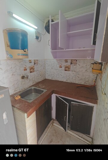 Kitchen in 3 BHK Builder Floor at Malviya Nagar – for Rent