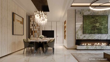 Living Room in 1 BHK Apartment at Bedarwals Sixty Three Golf Drive, Sector 63 – for Sale