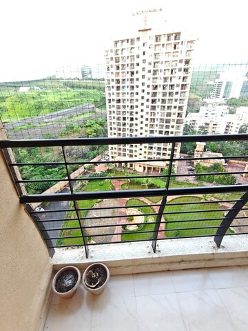 Balcony in 2 BHK Apartment at Raheja Heights Phase 2, Goregaon East – for Rent
