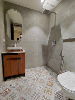 Bathroom in 3 BHK Apartment at Janakpuri – for Sale