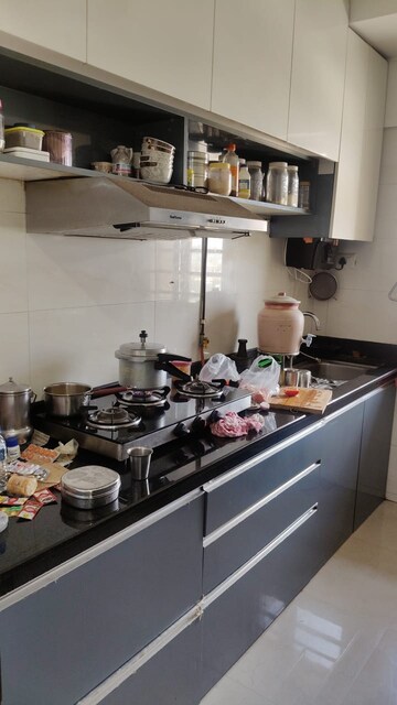 Kitchen in 2 BHK Apartment at Sheth Vasant Oasis, Andheri East – for Rent