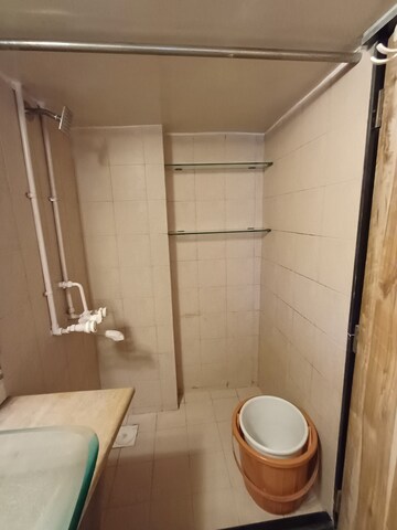 Bathroom in 2 BHK Apartment at Juhu Road – for Rent