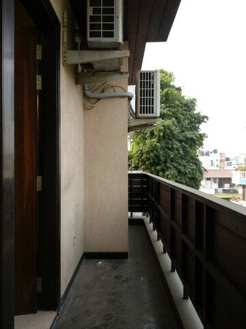 Balcony in 3 BHK Builder Floor at Shivalik Colony – for Rent