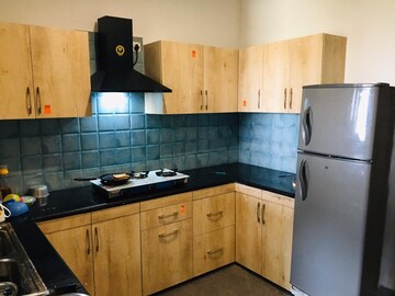 Kitchen in 1 BHK Builder Floor at Aerocity – for Rent