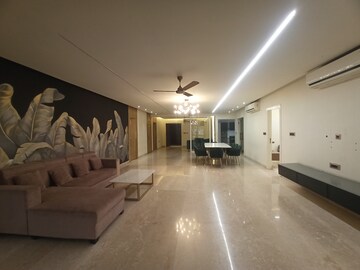 Living Room in 4 BHK Apartment at Hill View Banjara Hills, Banjara Hills – for Rent