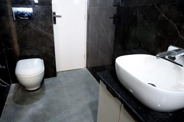 Bathroom in 3 BHK Builder Floor at BCL Chinar Homes, Dhakoli – for Sale