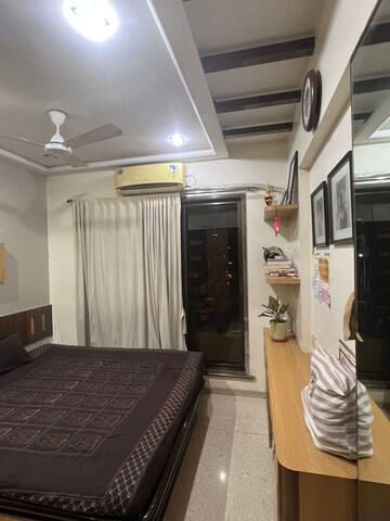 Bedroom in 2 BHK Apartment at Trishul Patel Heights, Ghansoli – for Rent