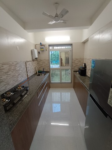 Kitchen in 2.5 BHK Apartment at Akshar Alvario, Seawoods – for Rent