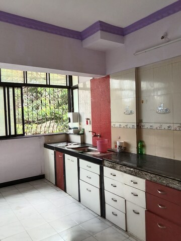 Kitchen in 3 BHK Apartment at Sector 7 Kopar Khairane – for Rent