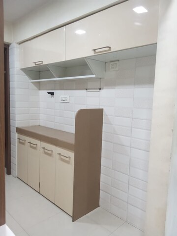 Kitchen in 1.5 BHK Apartment at Flower Valley Complex, Khopat – for Sale