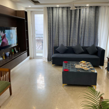 Living Room in 3 BHK Builder Floor at South Extension ii – for Rent