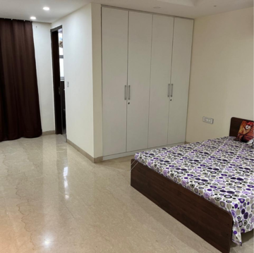 Bedroom in 3 BHK Builder Floor at South Extension ii – for Rent