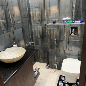Attached Bathroom in 3 BHK Builder Floor at South Extension ii – for Rent