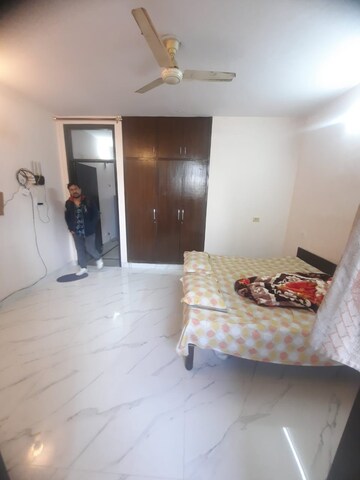 Bedroom in 1.5 BHK Builder Floor at Malviya Nagar – for Rent