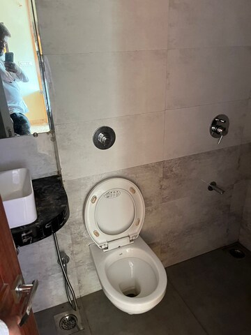 Bathroom in 1 BHK Apartment at Conwood Astoria, Goregaon East – for Rent