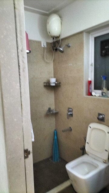 Bathroom in 2 BHK Apartment at Raj Rudraksha, Dahisar East – for Rent