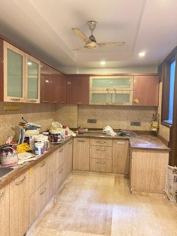 Kitchen in 3 BHK Builder Floor at Shivalik Colony – for Rent
