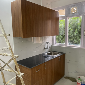 Kitchen in 1 RK Apartment at Emaar Emerald Floors Premier, Sector 65 – for Rent