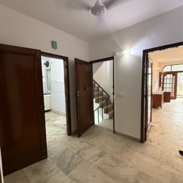 Building Lobby in 3 BHK Builder Floor at Greater Kailash I – for Rent