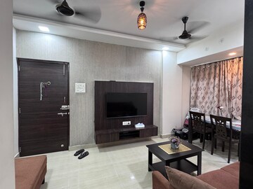 Living Room in 2 BHK Apartment at Safal Residency, Nerul – for Rent