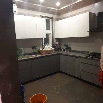 Kitchen in 4 BHK Builder Floor at Greater Kailash – for Rent