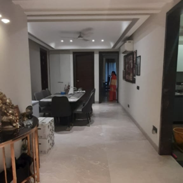 Living Room in 4 BHK Builder Floor at Greater Kailash – for Rent