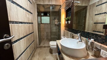 Bathroom in 4 BHK Apartment at Arihant CHS Khar West, Khar West – for Rent