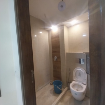 Bathroom in 4 BHK Builder Floor at New Friends Colony – for Rent