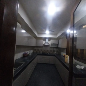 Kitchen in 4 BHK Builder Floor at New Friends Colony – for Rent