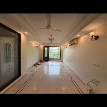 Living Room in 3 BHK Builder Floor at Pamposh Enclave – for Rent