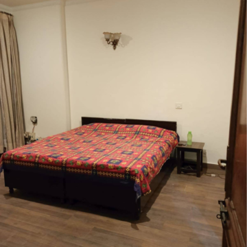 Bedroom in 2 BHK Builder Floor at Greater Kailash – for Rent
