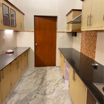 Kitchen in 3 BHK Builder Floor at Greater Kailash ii – for Rent