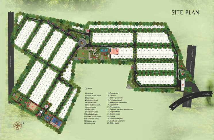 Master Plan, dsr-elixir 5 Bedroom 3376 Sq.Ft. Villa In Whitefield Bangalore 8778505