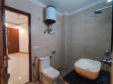 Bathroom in 4 BHK Builder Floor at Malviya Nagar – for Rent