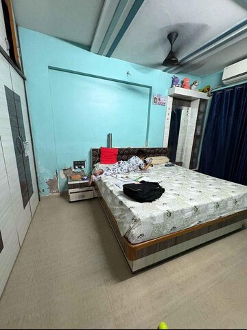 Bedroom in 2 BHK Builder Floor at Amogh Shree Kacharnath CHS, Chole Gaon – for Rent