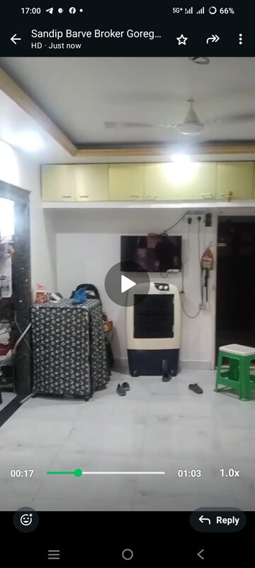 1 RK Apartment For Rent in Nagari Niwara CHS, Goregaon East