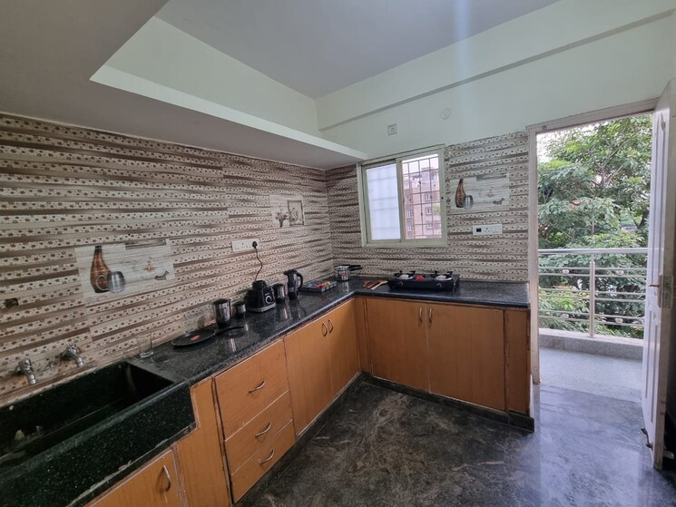 Kitchen, domlur 2 Bedroom 1100 Sq.Ft. Builder Floor In Domlur Bangalore 8778651