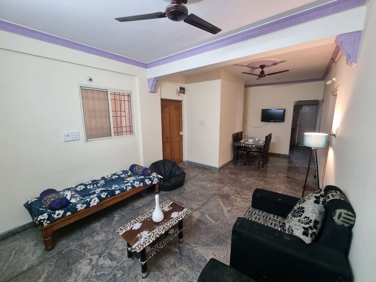Living Room, domlur 2 Bedroom 1100 Sq.Ft. Builder Floor In Domlur Bangalore 8778651