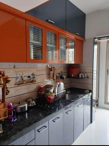 Kitchen in 2 BHK Builder Floor at SS Balaji Aangan, Thakurli – for Rent