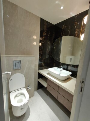 Bathroom in 3 BHK Apartment at Gurukrupa CHS Andheri West, Andheri West – for Sale