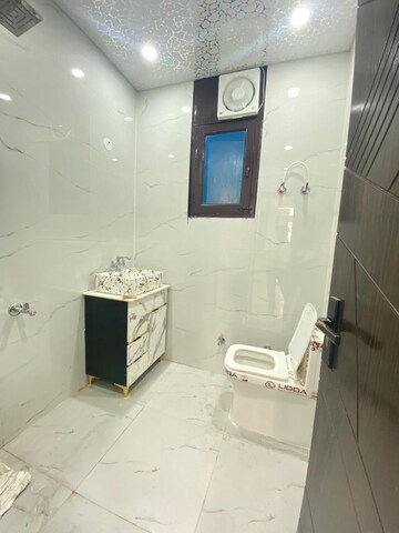 Bathroom in 3 BHK Builder Floor at Niti Khand I – for Sale